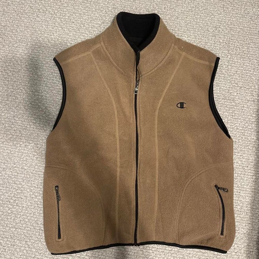 Champion Men's Tan and Brown Gilet